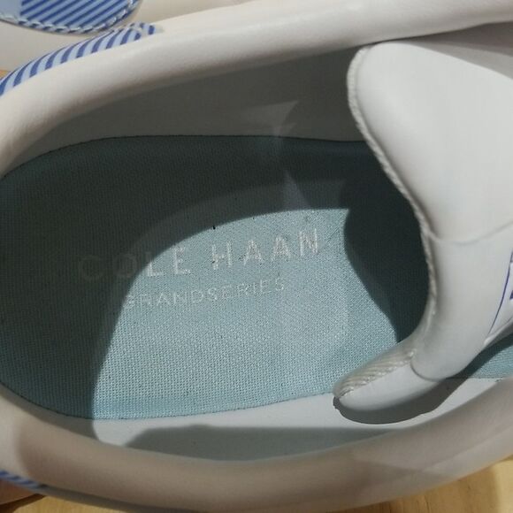 Cole Haan Men's Grandpro Tennis Sneaker Leather C22584 White - US 15 - Picture 5 of 8